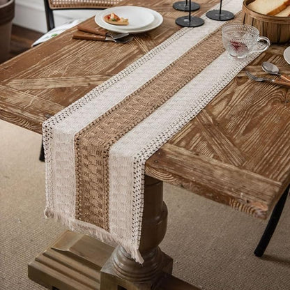 ZAIIVE Geometric Patterned Table Runner - Image 2