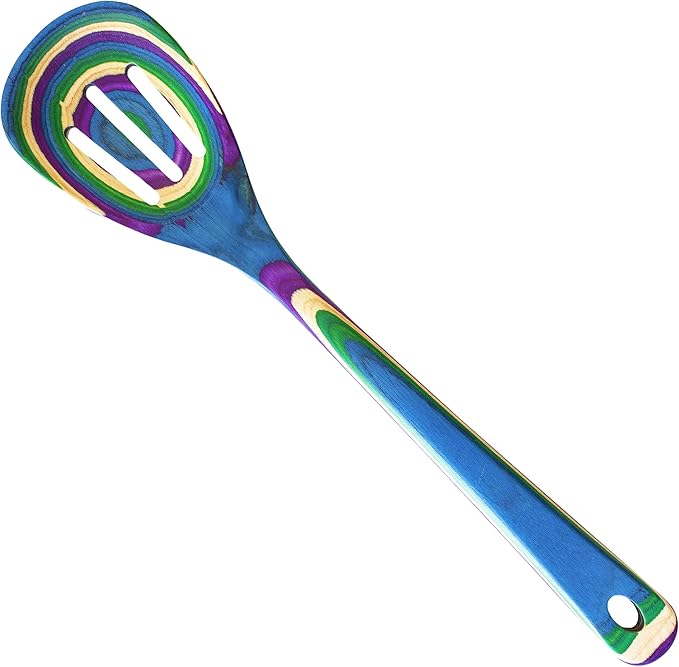 Totally Bamboo Baltique Mumbai Collection 12-1/2" Wooden Cooking Spoon by TotallyBamboo