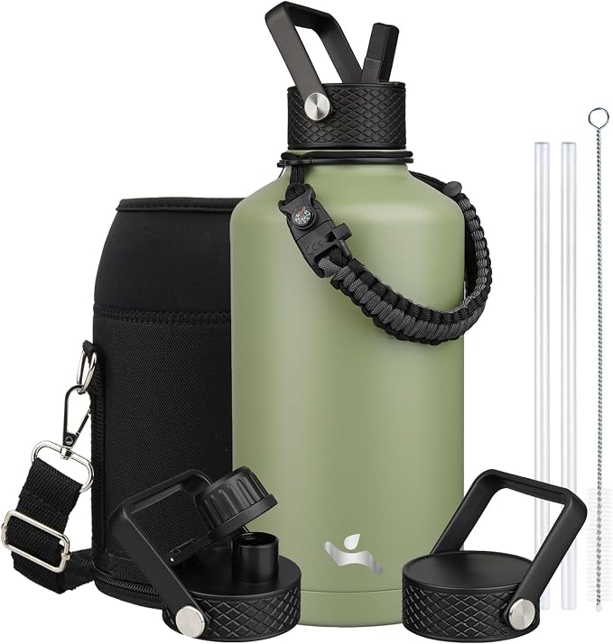 Konokyo 87 oz Insulated Stainless Steel Water Bottle Jug by Konokyo
