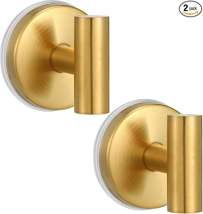Large 15lb Suction Cup Hooks for Shower, No-Drill Bathroom Towel Hooks for Robes by Warlve