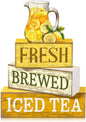 Moucuny 4 Pcs Summer Lemon Decor Summer Table Decorations Fresh Brewed Iced Tea by Moucuny