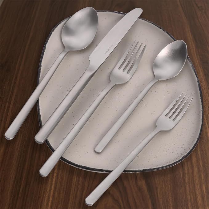 40 Piece Silverware Set, Flatware Set - Image 6