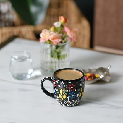 Espresso Cups Set of 2 | 4 oz Small Espresso Cups | Turkish Tea Cups | - Image 9