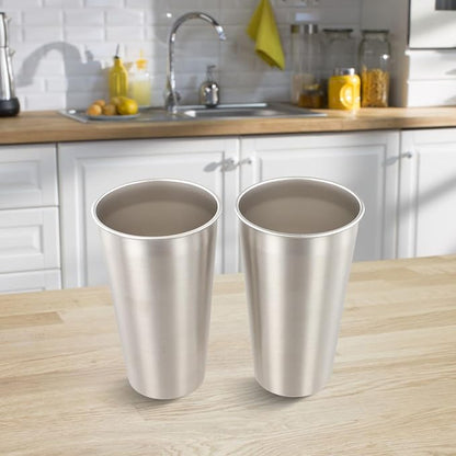Stainless Steel Camping Cups 2 Pack Lightweight Outdoor Mugs - Image 5