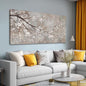 XIANSHOU Botanical Wall Decor Paintings Canvas Wall Art for Living Room White Flower Pictures Artwork Decorations for Bedroom Dining Room Office 29"x 58" Home Decor Ready to Hang