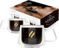 GLORAMA Double Walled Glass Coffee Mugs - 10oz Coffee Mugs by GLORAMA