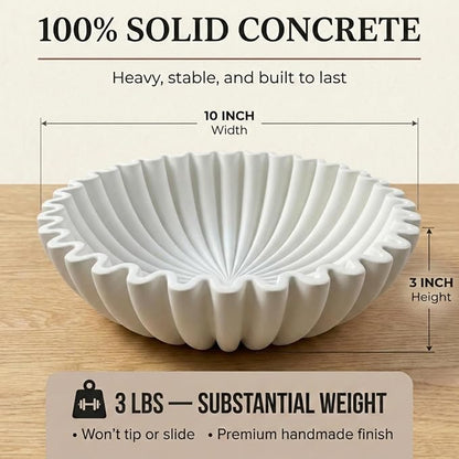 OAKOA White Decorative Bowl - Image 4
