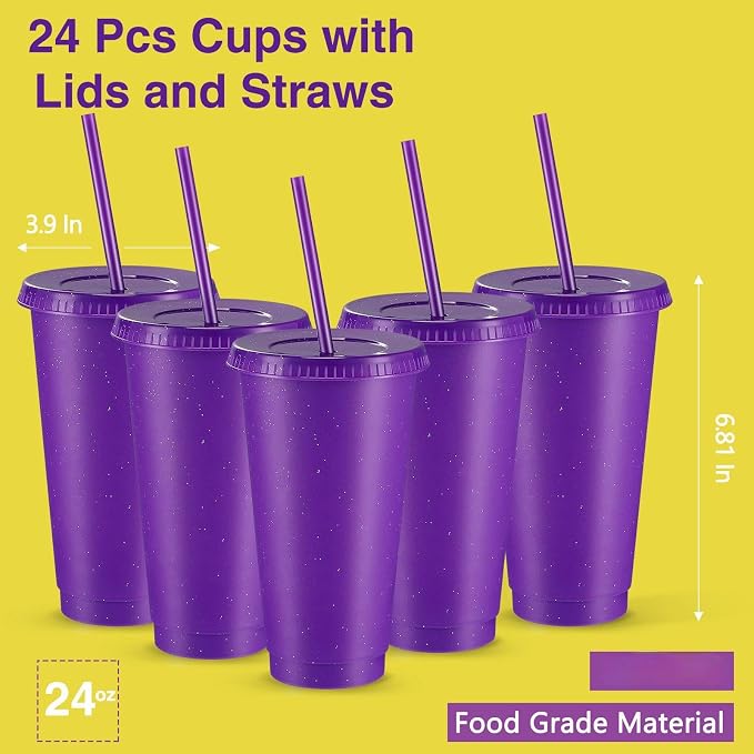 Amyhill 24 Pcs Reusable Cups - Image 7
