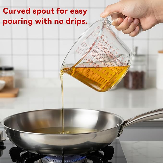 6 Pcs Glass Measuring Cups Set - Image 8