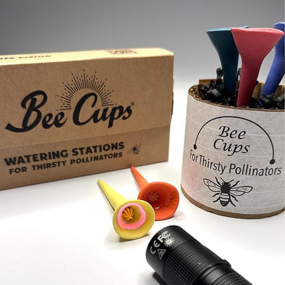 5 Pack, Bee Watering Station, 100% Handmade Porcelain, Bee and Butterfly Feeder - Image 7