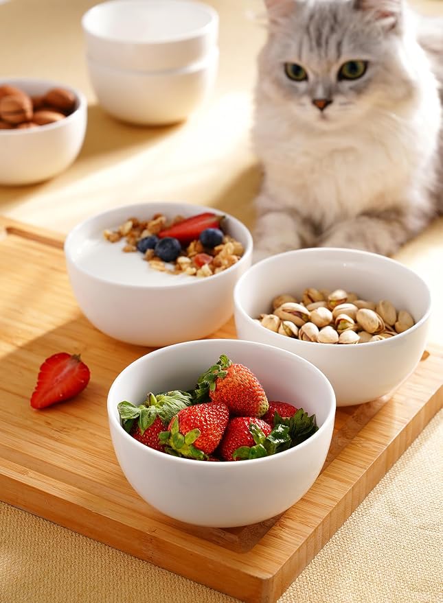 Sweese 20 Oz Porcelain Bowls Set of 6 - Image 3