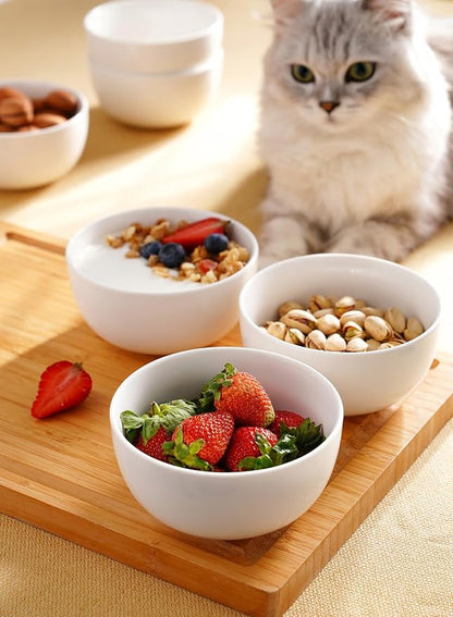 Sweese 20 Oz Porcelain Bowls Set of 6 - Image 3