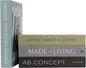 Olive Large | 4 PCS Faux Decorative Books for Home Decor | Not Real Books (Cardboard Boxes) | Coffee Table, Shelf Styling & Modern Aesthetic Accent Pieces for Living Room, Office