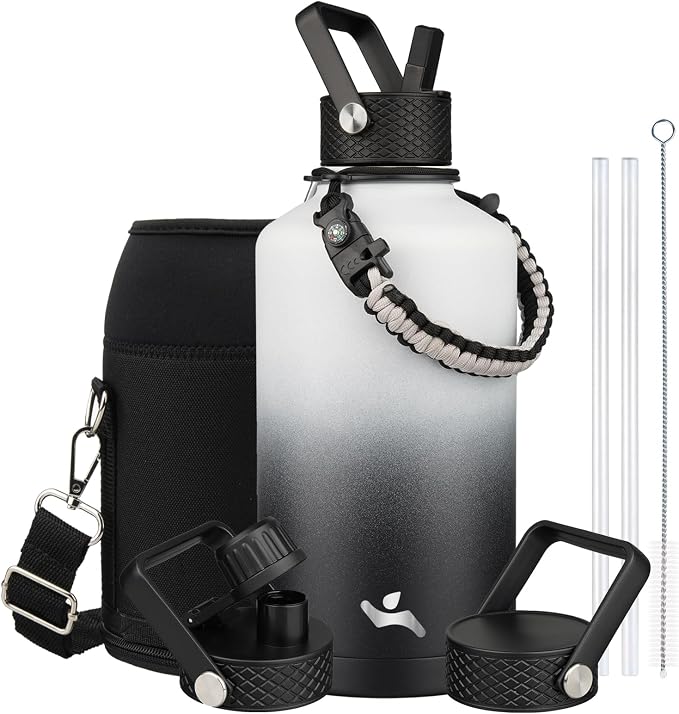 Konokyo 87 oz Insulated Stainless Steel Water Bottle Jug by Konokyo