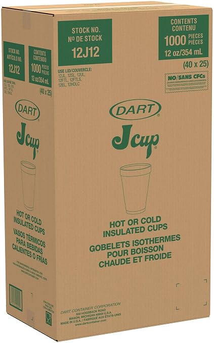 Dart 12 oz Insulated Foam Hot/Cold Cup - Image 4