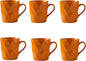 11 Ounce Porcelain Mugs, Tea and Cocoa Mug Set by MIWARE