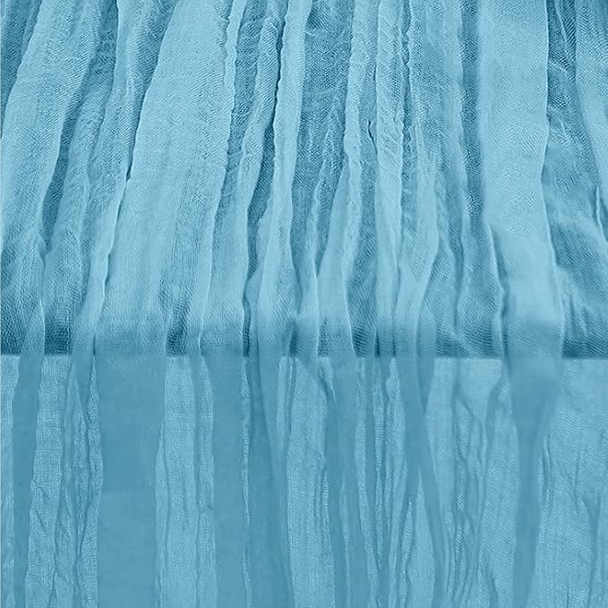 10 Pack Baby Blue Cheesecloth Table Runner 35x120 Inch 10Ft Rustic Gauze Cheese - Image 6