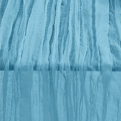 10 Pack Baby Blue Cheesecloth Table Runner 35x120 Inch 10Ft Rustic Gauze Cheese - Image 6