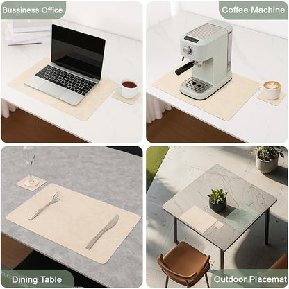 Vinyl Placemats Set of 4, Dual Sided Place Mats - Image 6