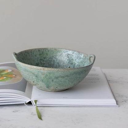 Creative Co-Op Stoneware Berry Bowl - Image 2