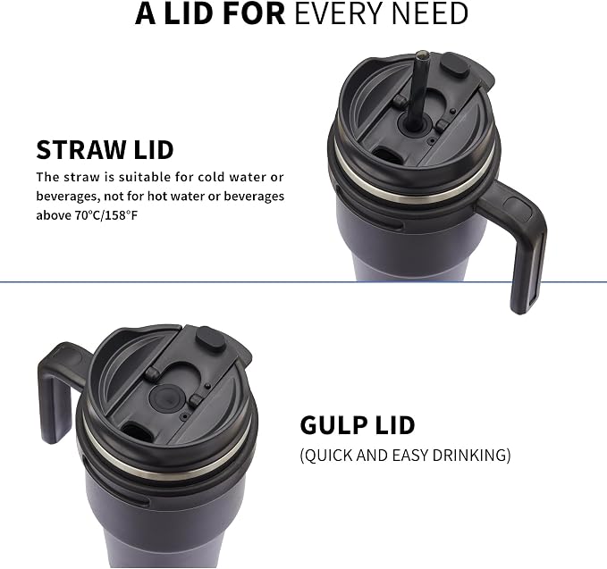 20 oz Insulated Travel Coffee Mug Tumbler - Image 3