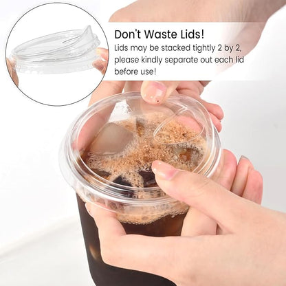 16 oz Clear Plastic Coffee Cups - Image 8