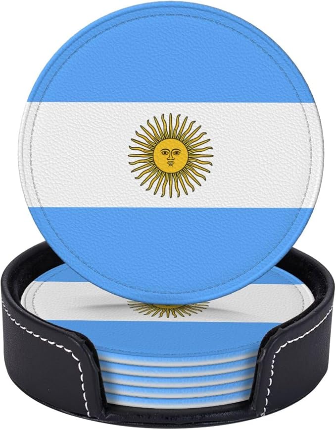 Argentina Flag Coasters for Drinks - Image 6