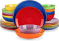 vancasso Bonita Dinnerware Sets, 24 Pieces Multicolor Stoneware Dinner Set | by vancasso