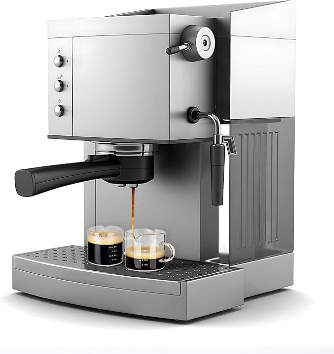 Espresso Double Spout Glass Coffee Cups - 75ML/2.5OZ Clear Borosilicate Glass - Image 4