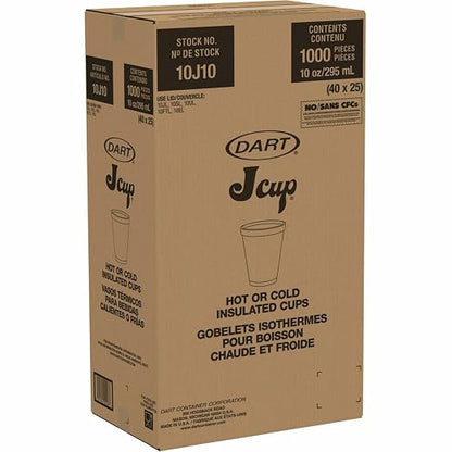 Dart 10J10 Foam Drink Cups, 25 per Bag - Image 5