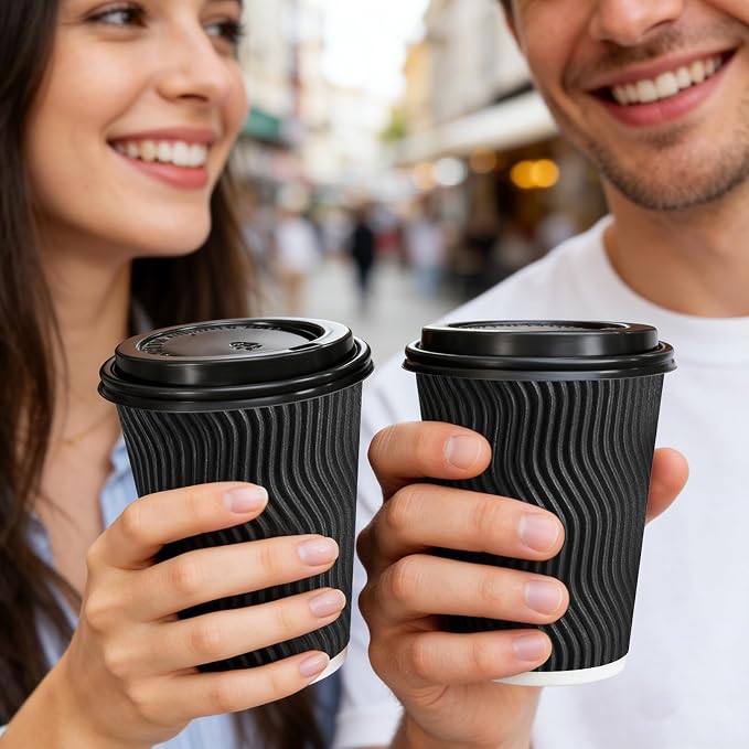 BYSNOW 500 Pack 12 oz Coffee Cups - Image 5