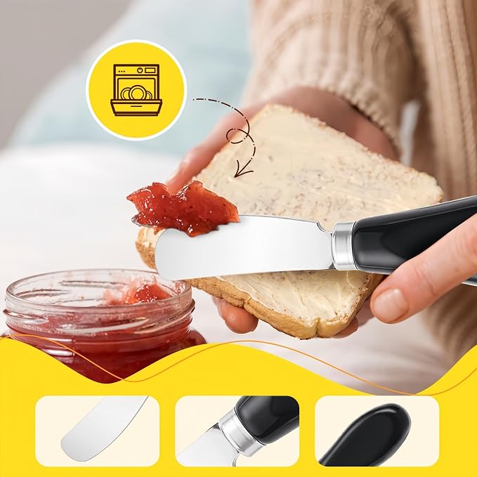 Butter Spreader Knife Set, Dishwasher Safe, - Image 3