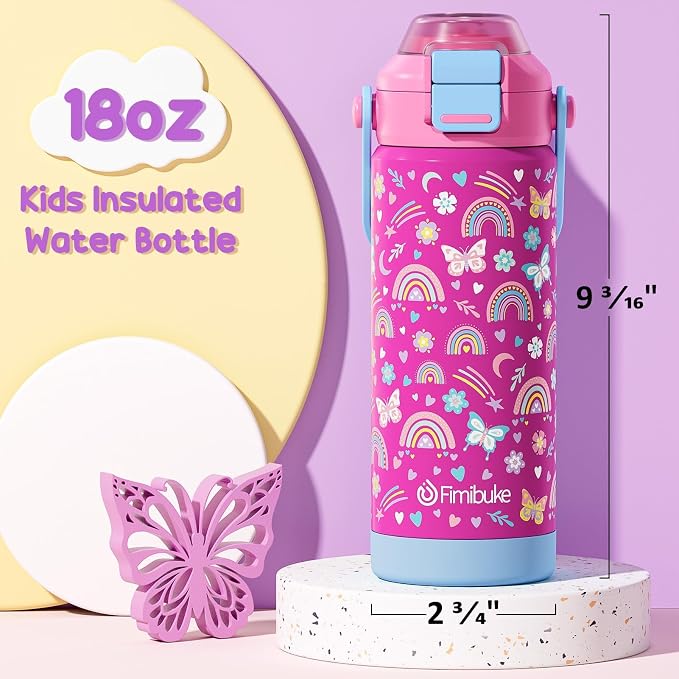 Fimibuke 18oz Kids Insulated Water Bottle - Image 5