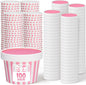 Fulmoon 100 Pack Paper Soup Containers by Fulmoon