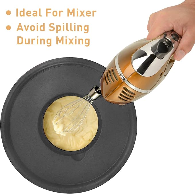 Wildone Mixing Bowls with Airtight Lids Set, with Grater Attachments & Non-Slip - Image 4