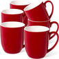 Urbanstrive 16 oz Large Coffee Mugs Set of 6 Ceramic Coffee Mug White Coffee by Urbanstrive