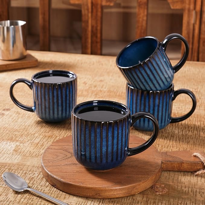 famiware Coffee Mugs Set of 4, Starlight 11 oz Mug Cup Set - Image 5