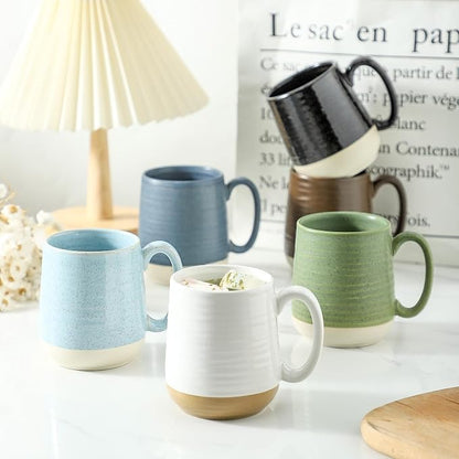Hasense Coffee Cups, 15 oz Coffee Mugs Ceramic - Image 7