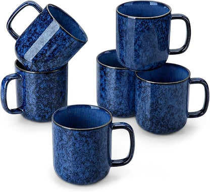 vancasso STARRY Coffee Mugs Set, 16 oz Ceramic Coffee Cups by vancasso