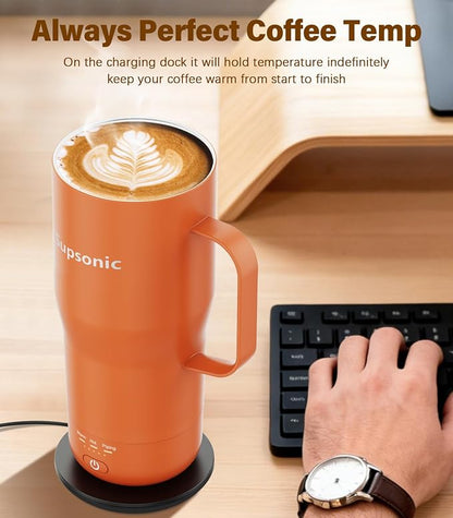 Supsonic Heated Coffee Mug, 20oz Electric Temperature Control Cup | Keeps - Image 3