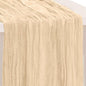 1 Pack Nude Cheesecloth Table Runner 35x120 Inch 10Ft Rustic Gauze Cheese Cloth by SuBleer