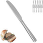 SANTUO Dinner Knives, 12 Piece Dinner knife Set, 18/10 Stainless Steel by SANTUO