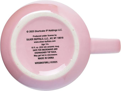 Silver Buffalo Strawberry Shortcake Frame, Reactive Glaze Pottery Mug, 18oz | - Image 4