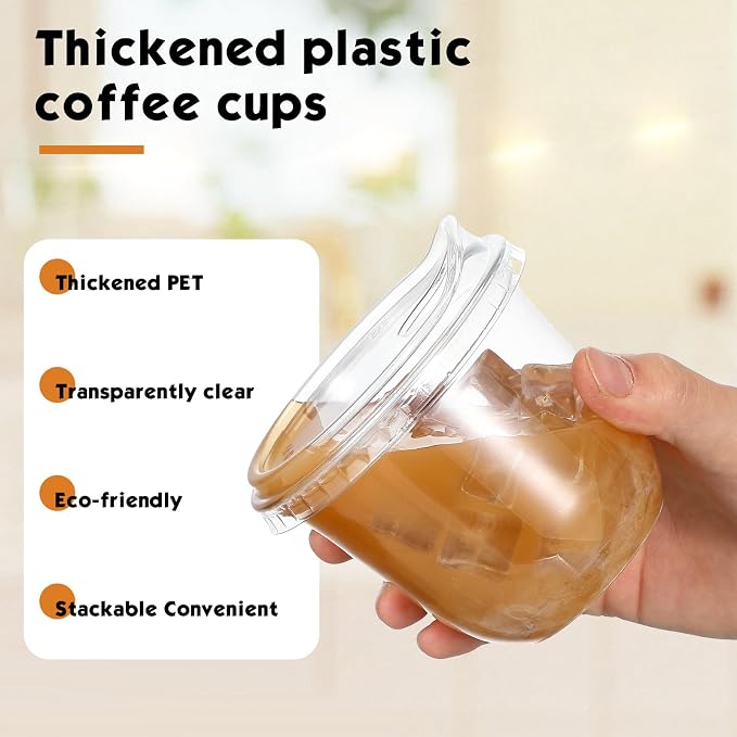 Baderke Clear Plastic Cups - Image 4