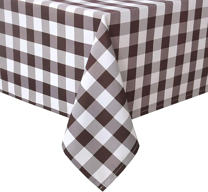 Checkered Tablecloth Rectangle by Hiasan