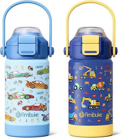 Fimibuke 14oz Kids Insulated Water Bottle by Fimibuke