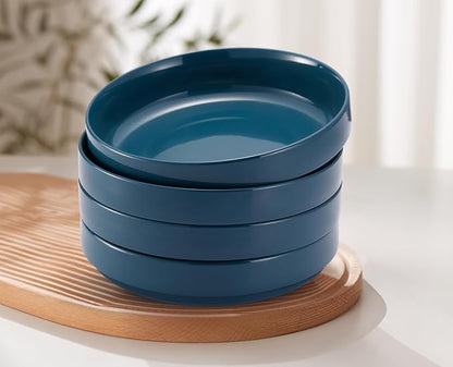 KooK Pasta Bowl, Bowl Plate, Low Bowl, Plate Bowls, Ceramic Large Shallow Bowls - Image 2