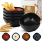 Wheat Straw Small Bowls 5 OZ, Unbreakable Soy Sauce Dish, Microwave Safe by BUSOKIP