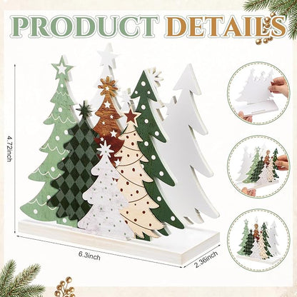 Christmas Tree Napkin Holder for Tables Classical Green Christmas Tree Napkin - Image 2