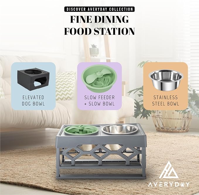 AVERYDAY Slow Feeder Dog Bowls for Medium Breed, 1.5 Cups Engagement Food - Image 8